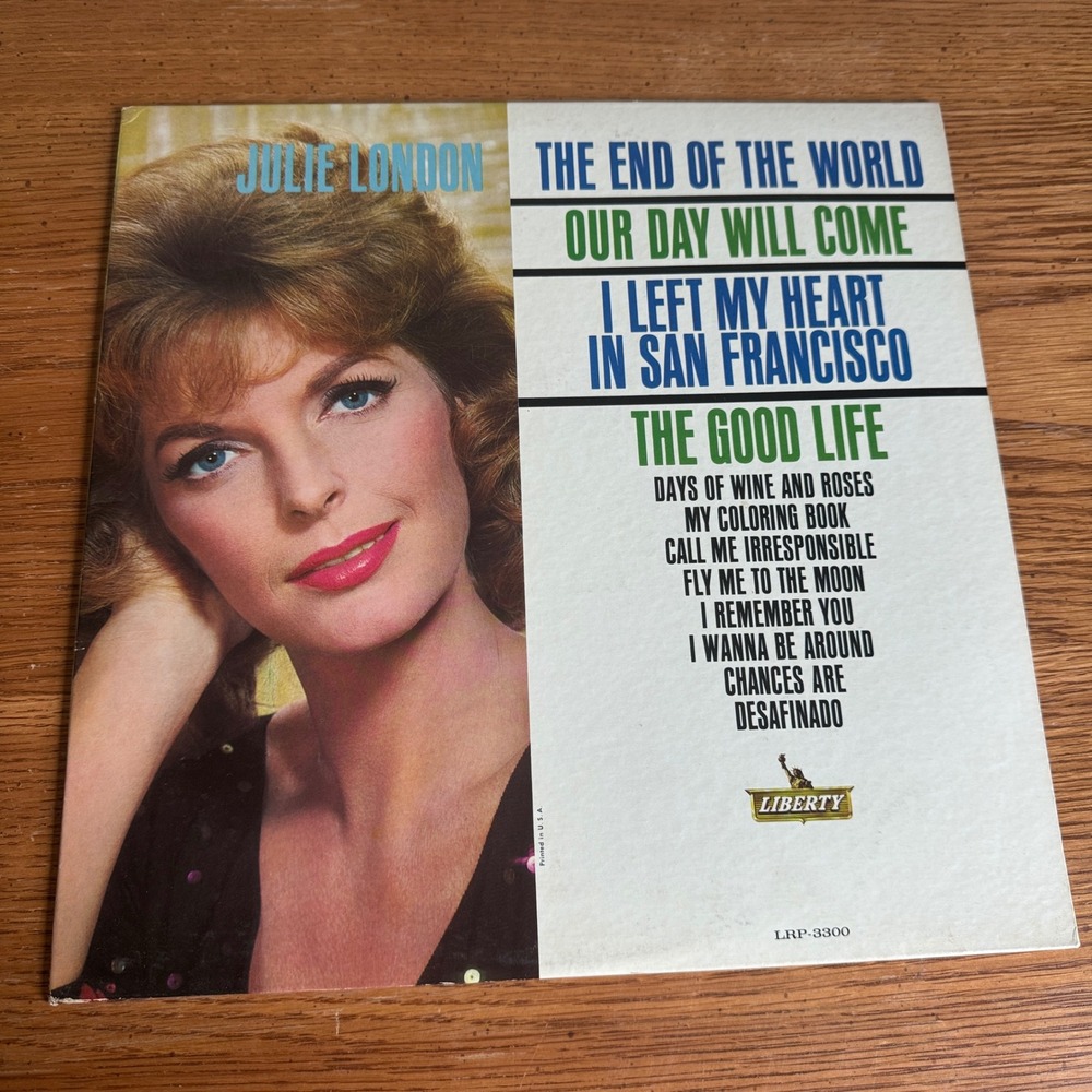 Julie London‎ The End Of The World Vinyl LP Liberty Records LRP-3300 Mono 1963